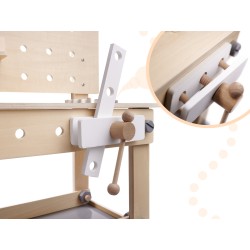 TABLE EN BOIS OUTIL BANC DE TRAVAIL POUR ENFANTS AVEC OUTILS ENSEMBLE DE BRICOLAGE BRICOLEUR
