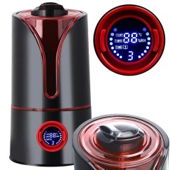 Diffuseur de parfum humidificateur d'air aromatherapie ultrasonique led timer
