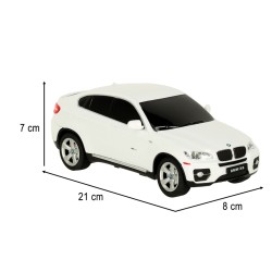 Voiture RC Rastar 31700 BMW X6 1:24 blanc
