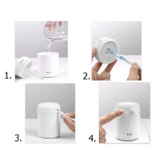 Mini humidificateur d'air diffuseur d'aromatherapie brume usb rgb
