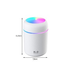 Mini humidificateur d'air diffuseur d'aromatherapie brume usb rgb

