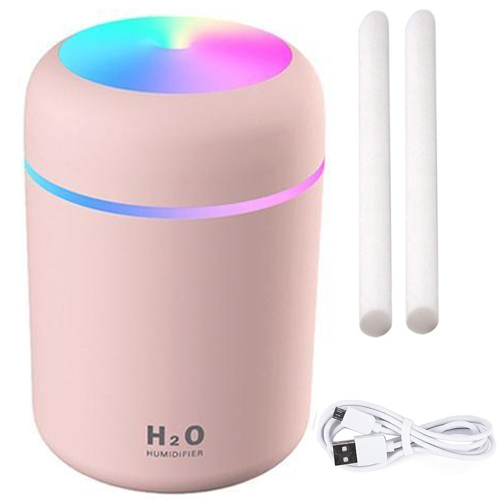 Mini humidificateur d'air diffuseur d'aromatherapie brume usb rgb
