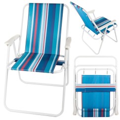Chaise de jardin pliante pour la plage chaise de camping légère pour les tentes
