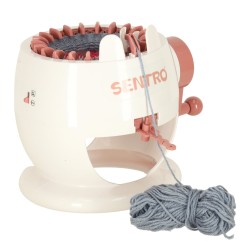 
Machine à tricoter avec 22 aiguilles + 2 pelotes de fil