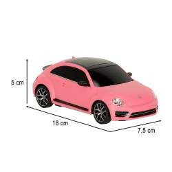 Voiture RC Rastar 76200-4 Volkswagen Beetle-UV 1:24 rose
