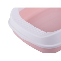 bac à litière pour chat ouvert avec cadre toilette pour litière + pelle grand