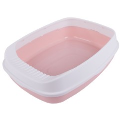 bac à litière pour chat ouvert avec cadre toilette pour litière + pelle grand