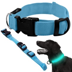 Collier d'éclairage led pour chiens et chats adjustable 59cm
