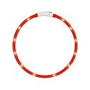 Obroża świecąca led dla psa i kota wodoodprna regulowana regulacja 47cm usb
