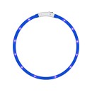 Obroża świecąca led dla psa i kota wodoodprna regulowana regulacja 47cm usb