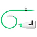 Obroża świecąca led dla psa i kota wodoodprna regulowana regulacja 47cm usb