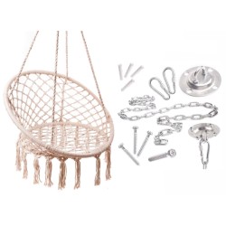 Chaîne de crochet pivotant pour hamac à montage au plafond 200 kg
