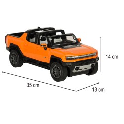 Voiture RC Rastar 93000 Hummer EV 1:16 orange
