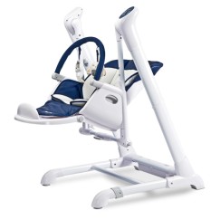 CHAISE HAUTE + BALANÇOIRE INDIGO MARINE
