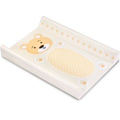 MATELAS À LANGER DOUX - ANIMAUX OURS BEIGE 70 CM
