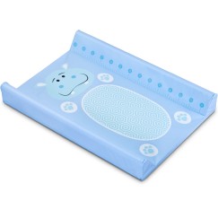 MATELAS À LANGER DOUX - ANIMAUX BLEU HIPPOPE 70 CM

