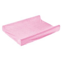 HOUSSE DE COUSSIN À LANGER EN ÉPONGE - ROSE CLAIR
