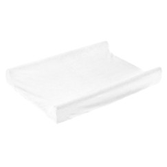 HOUSSE DE COUSSIN À LANGER EN ÉPONGE - BLANC
