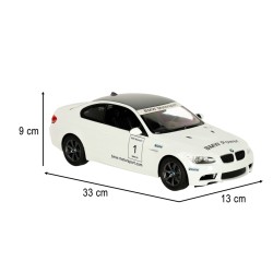 Voiture RC Rastar 48000 BMW M3 1:14 blanc
