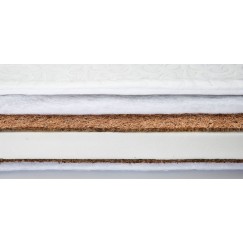 MATELAS CLASSIQUE 120 X 60 NOIX DE COCO-MOUSSE-NOIX DE COCO
