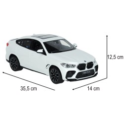 Voiture RC Rastar 99200 BMW X6 M 1:14 blanc
