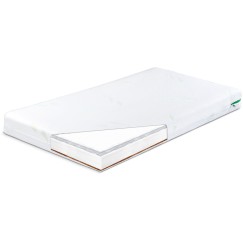 MATELAS LUXE ALOE VERA 120 X 60 DE SARRASIN-MOUSSE-NOIX DE COCO
