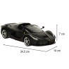 Voiture RC Rastar 75800 Ferrari LaFerrari Aperta 1:14 noir
