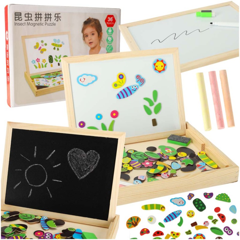 Magnetic multifunctional board large pattern D