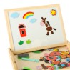 Magnetic multifunctional board large pattern A