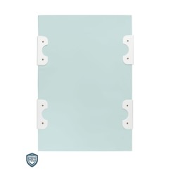 MATELAS À LANGER RIGIDE AVEC SYSTÈME DE SÉCURITÉ - FLORAL MINT
