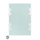 MATELAS À LANGER RIGIDE AVEC SYSTÈME DE SÉCURITÉ - FLORAL MINT
