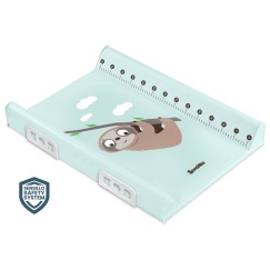 MATELAS À LANGER RIGIDE AVEC SYSTÈME DE SÉCURITÉ - AFRICA SLOTH MINT 70 CM
