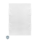 MATELAS À LANGER RIGIDE AVEC SYSTÈME DE SÉCURITÉ - FLEURS DE JARDIN PLATINE 70 CM
