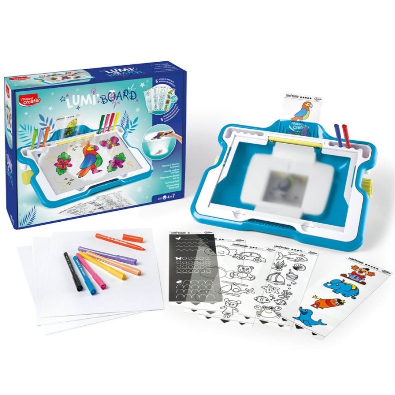 Tableau créatif éclairé pour dessiner 30arc
