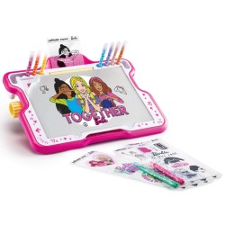 Barbie backlit creative board