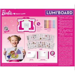Barbie backlit creative board