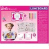 Barbie backlit creative board