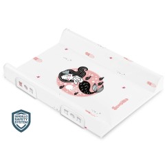 MATELAS À LANGER RIGIDE AVEC SYSTÈME DE SÉCURITÉ - ANIMAL DE COMPAGNIE - SIRÈNE ROSE 70 CM
