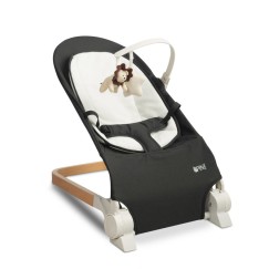 Transat Fauteuil à bascule  bebe noir
