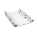 HOUSSE DE MATELAS À LANGER LE LOUP ET SES AMIS BEIGE
