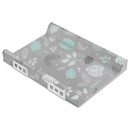 PRZEWIJAK USZTYWNIANY SAFETY SYSTEM 70 CM - FLORAL SZARY
