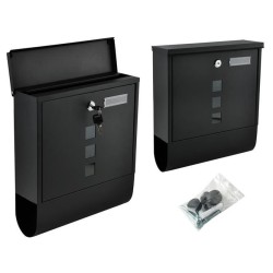 Boîte aux lettres - noire