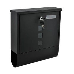 Boîte aux lettres - noire