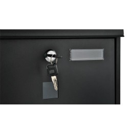 Boîte aux lettres - noire