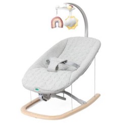 Transat balancelle pour bébé en bois