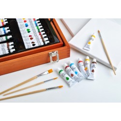 Ensemble coloriage peinture 174 pièces dans une valise