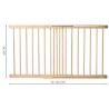 Barrière de sécurité pour portes 72-122 cm