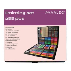 Ensemble peinture  coloriage dans une valise 288 pcs