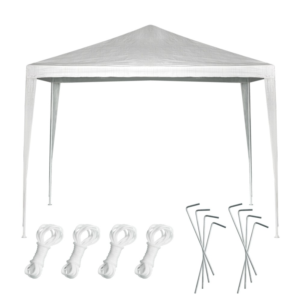 Tente de fête de pavillon de belvédère commercial blanche 3 x 3 m
