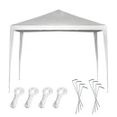 Tente de fête de pavillon de belvédère commercial blanche 3 x 3 m
